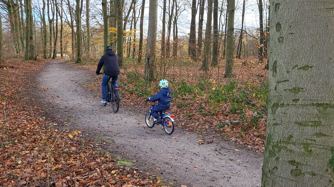 Fahrradfahren mit der Familie